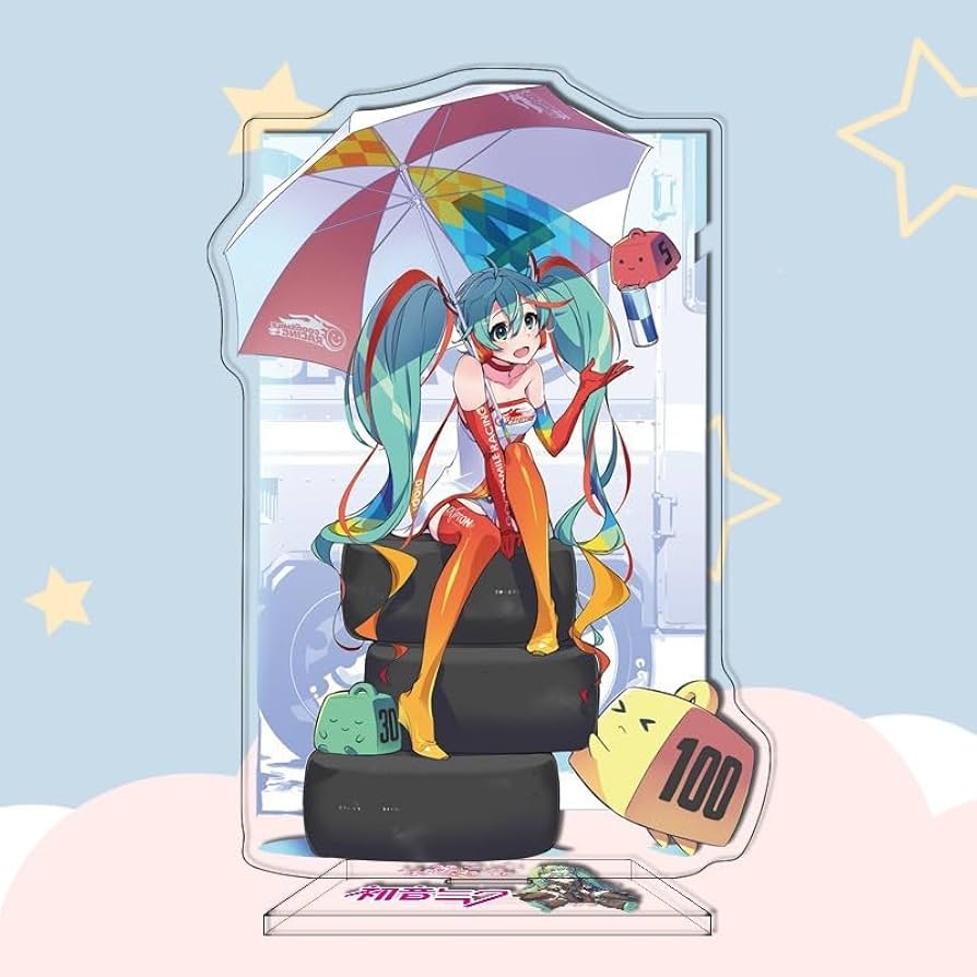 Amazon.co.jp: アクリルスタンド 16cm 多種絵柄 桜ミク 雪ミク